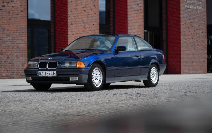 BMW Seria 3 cena 27500 przebieg: 155000, rok produkcji 1993 z Warszawa małe 497